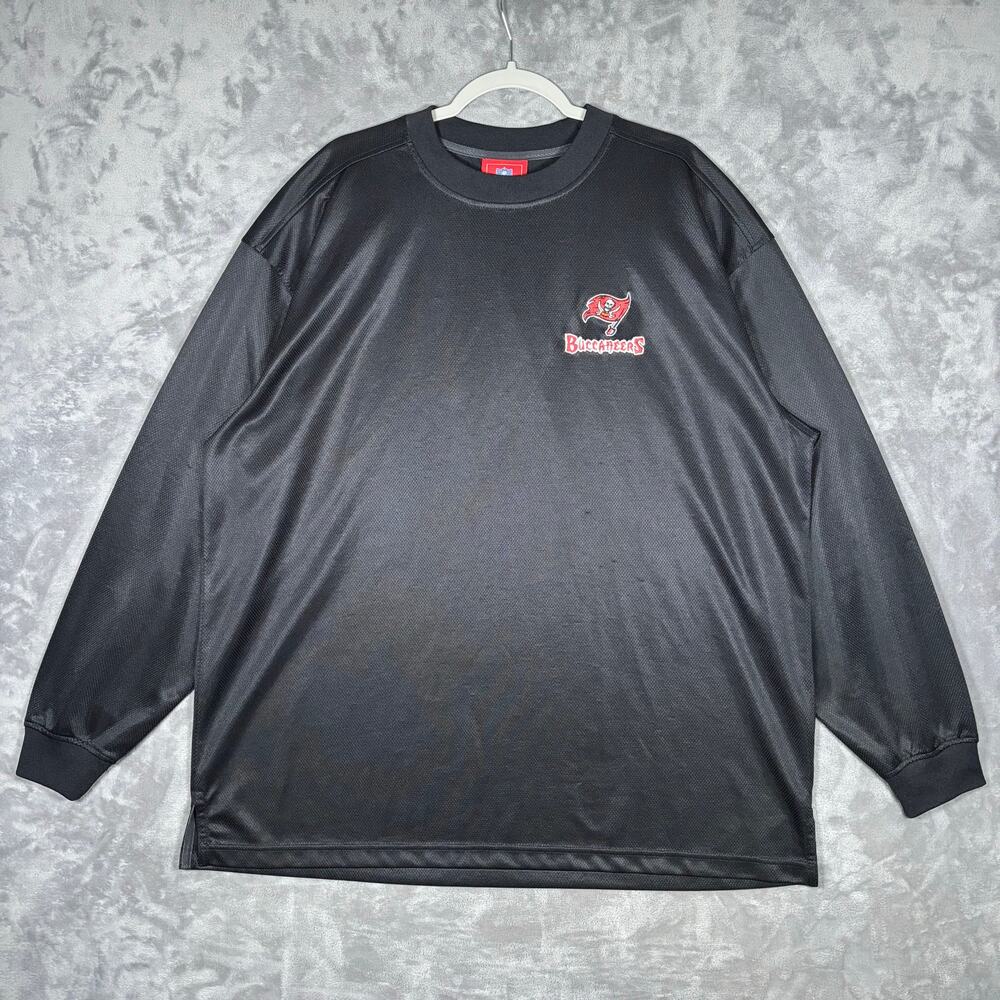 Vintage 2003 NFL Tampa Bay Buccaneers Long Sleeve Shirt Black Size 2XL